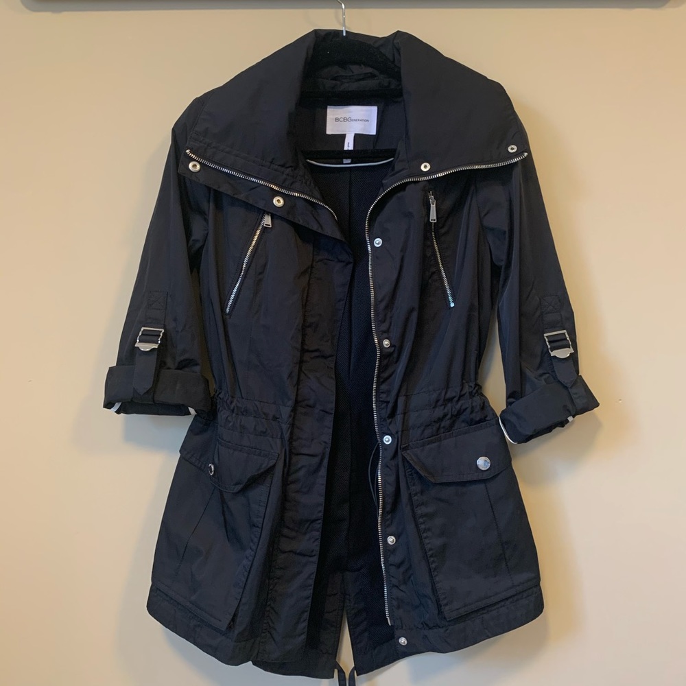 BCBGeneration Hidden Hooded Anorak Coat - Picture 8 of 8